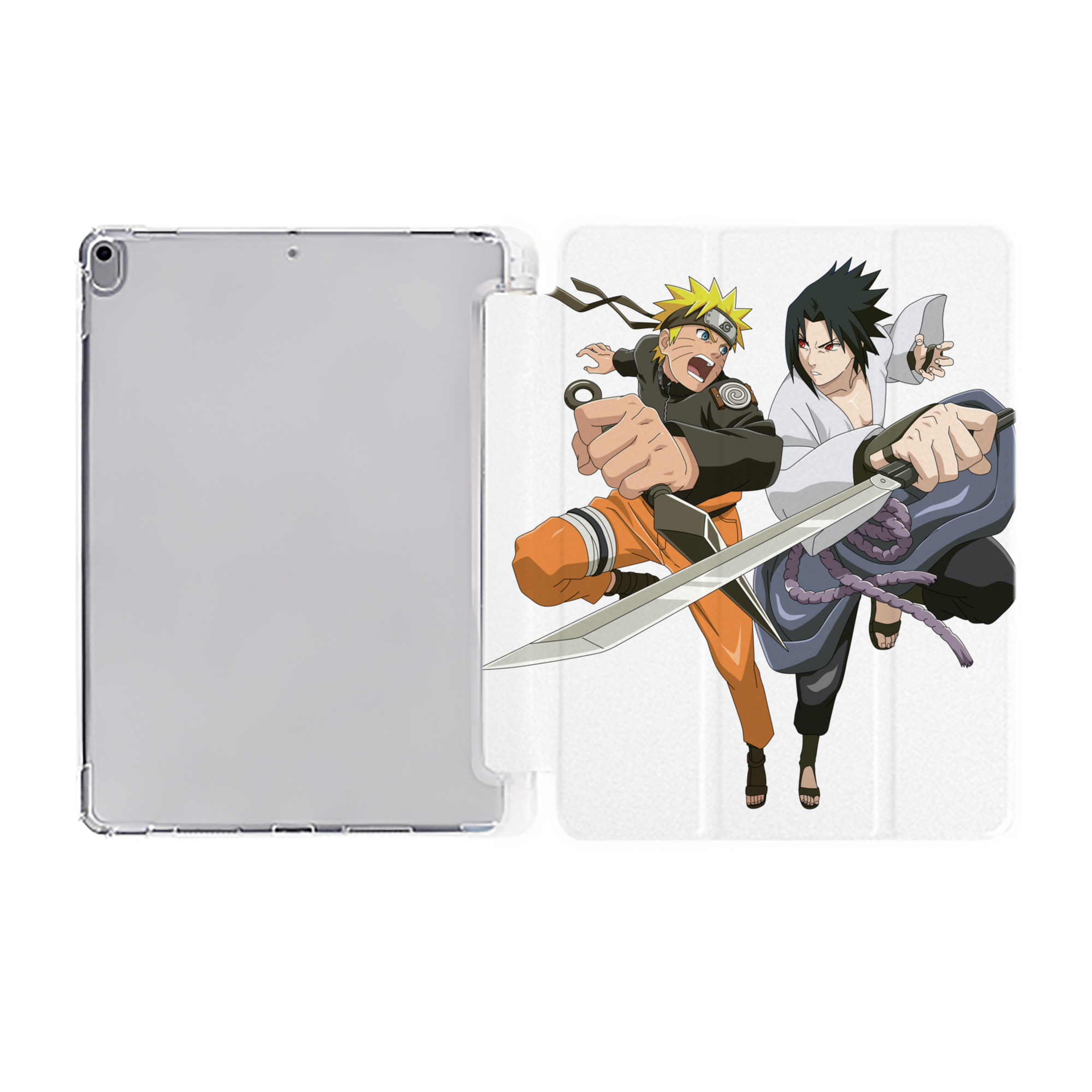 （画像用） NARUTO -ナルト- うずまき ナルト Uzumaki Naruto IPad ケース ペン収納付き 三つ折りスタンド PUレザー×シリコン 対応機種9.5/10.5/10.9インチ